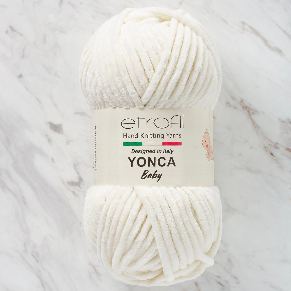 Etrofil Yonca Ekru Kadife Bebek Yünü - 70016